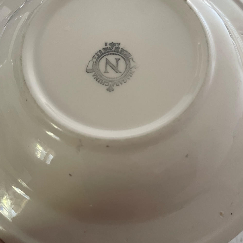 Beautiful antique plates and glassware